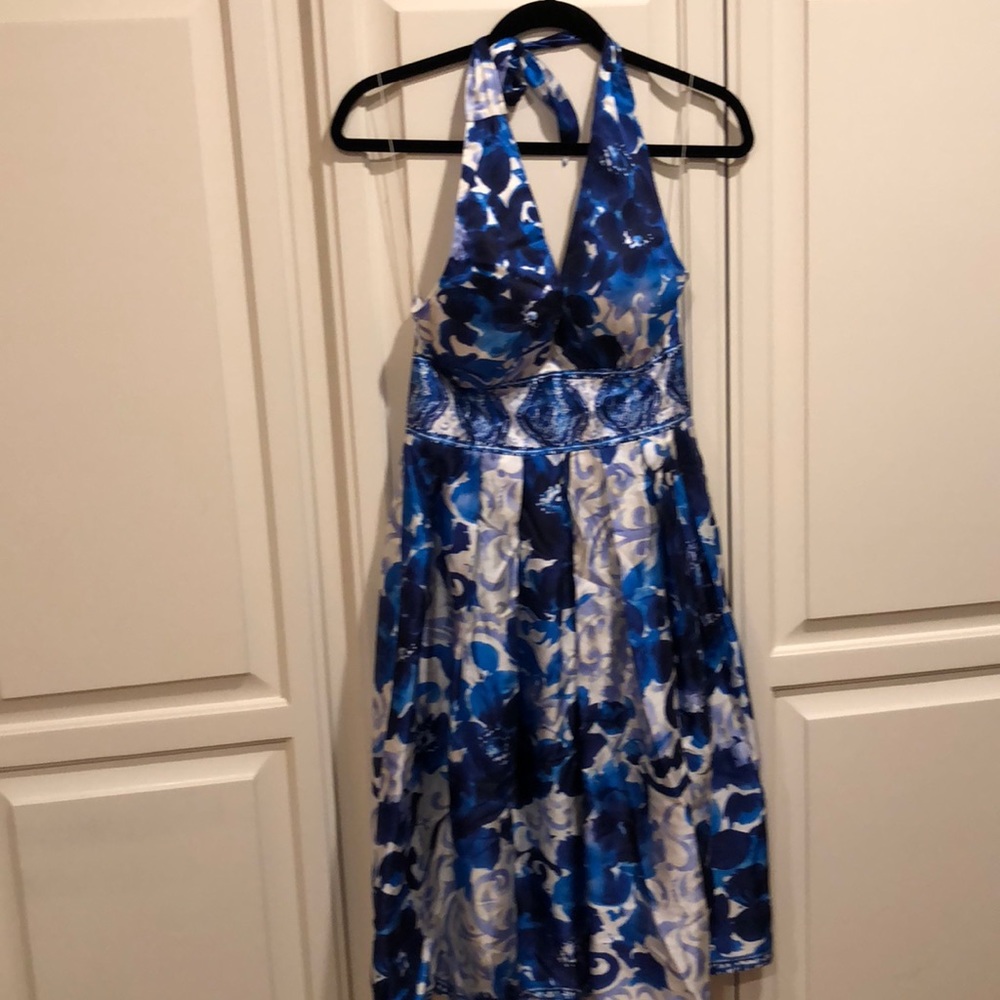 Adrianna Papel silk dress.